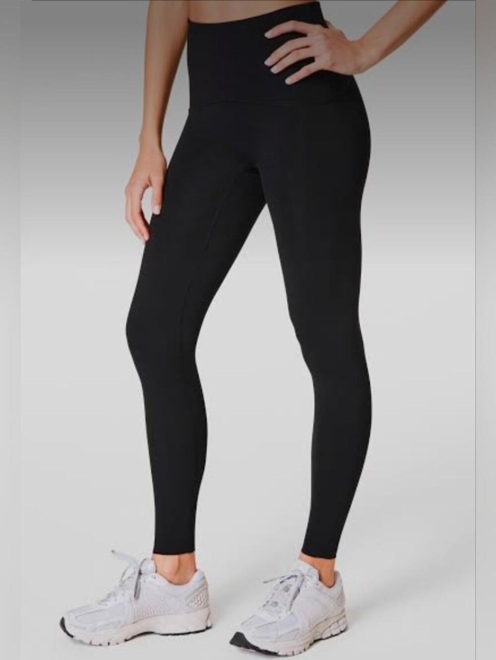SPANX Jean-ish Ankle Leggings Soft Knit Shaping Pants Black M